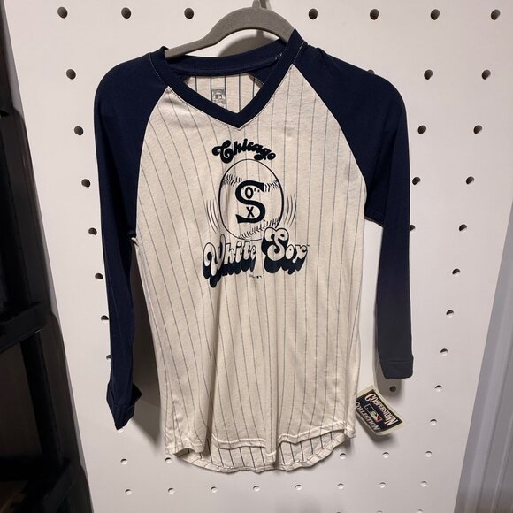 NWT Cooperstown Collection White Sox kids long sleeve size large - Picture 1 of 5